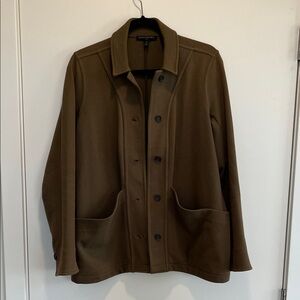 Banana Republic Woman’s Unlined Utility Jacket Size M Olive Green